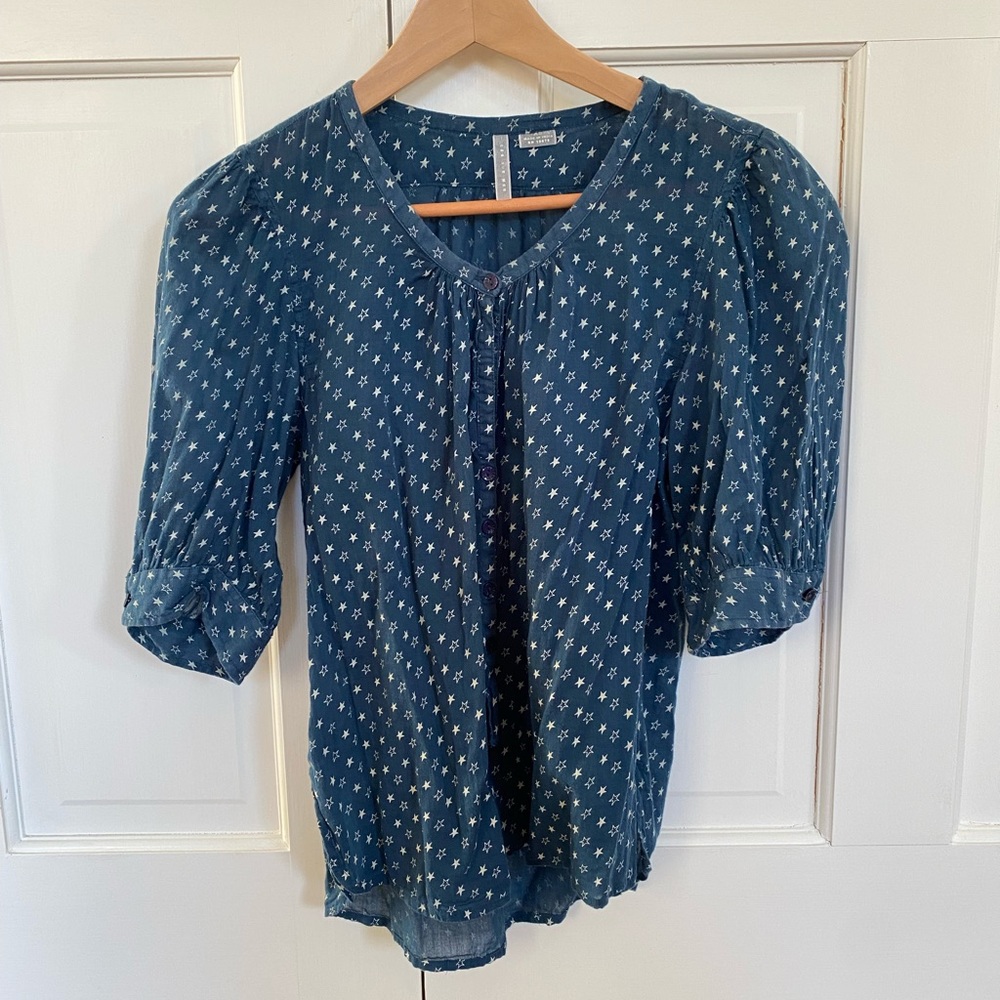 Cotton voile star blouse